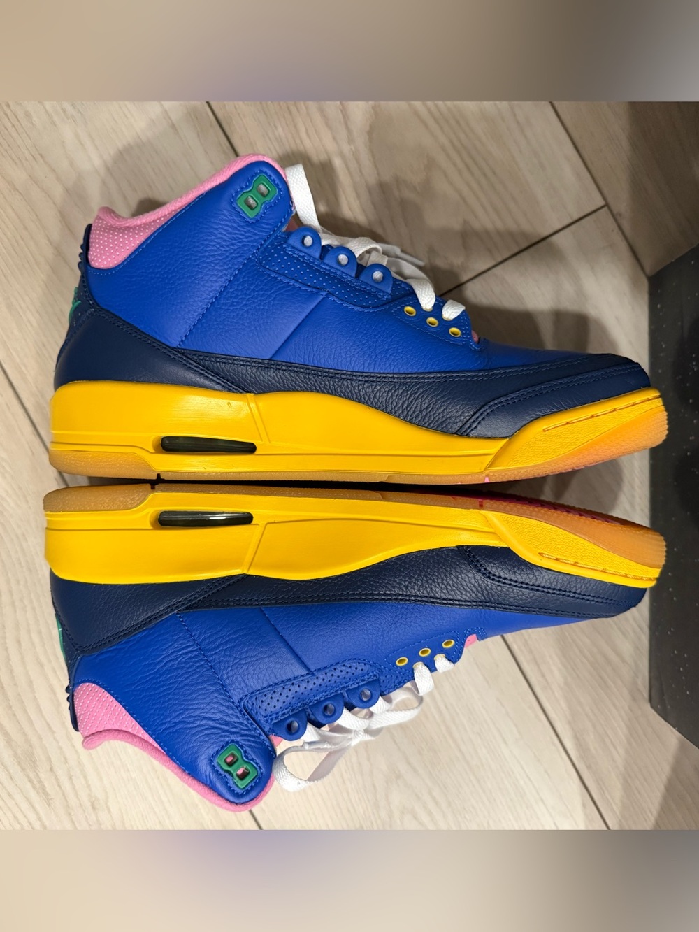 Air Jordan 3 Retro OG Brazil SP🔥🔥🔥+ Brand New Brasil Jordan T Shirt - Picture 2 of 16